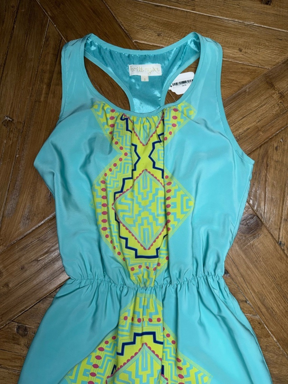 NWT Britt Ryan Silk Blend Vibrant Floral Dress Size 2 - Picture 1 of 14